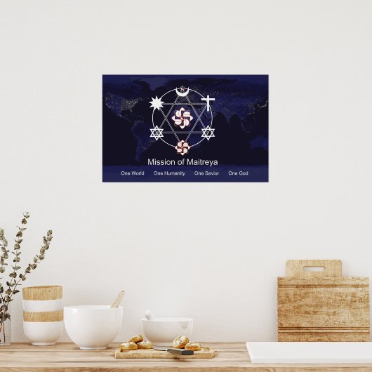 Das Bestste Zeichen über der Erde Poster (Küche)