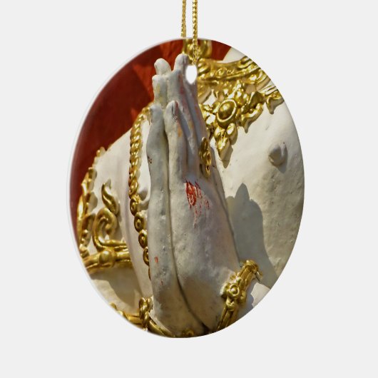 Das Beten übergibt 1 Verzierung Keramik Ornament (Rechts)