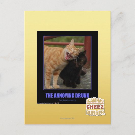 Das Betrunkene Postkarte (Vorderseite)