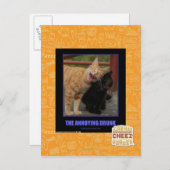 Das Betrunkene Postkarte (Vorne/Hinten)