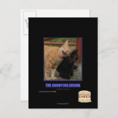 Das Betrunkene Postkarte (Vorne/Hinten)