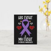 "Das Bewusstsein, das sein Kampf ist mein Kampf Kr Karte (Gelbe Blume)