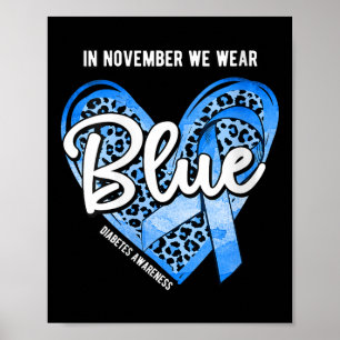 Das Bewusstsein der Frauen für Diabetes im Novembe Poster