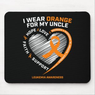 Das Bewusstsein der Leukämie der Männer gibt Onkel Mousepad
