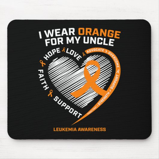 Das Bewusstsein der Leukämie der Männer gibt Onkel Mousepad (Vorne)