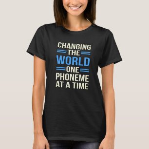Das Bewusstsein der weltweiten Dyslexie ändern Sil T-Shirt