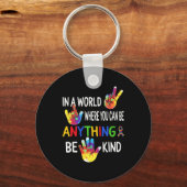 Das Bewusstsein für Autismus in der Welt ist nett Schlüsselanhänger (Vorderseite)