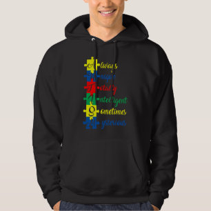 Das Bewusstsein für Autismus ist immer einzigartig Hoodie