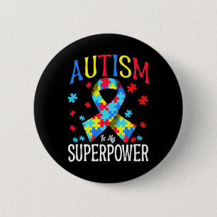 Das Bewusstsein für Autismus ist meine Superkraft Button