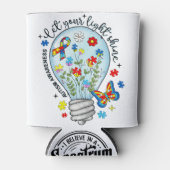 Das Bewusstsein für Autismus kann sich abkühlen Dosenkühler (Vorderseite)