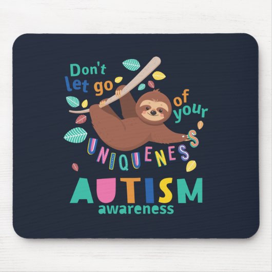 Das Bewusstsein für Autismus Lasse nicht Ihrer Ein Mousepad (Vorne)