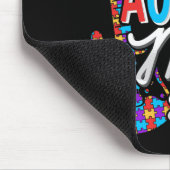 Das Bewusstsein für Autismus-Mama Mousepad (Ecke)