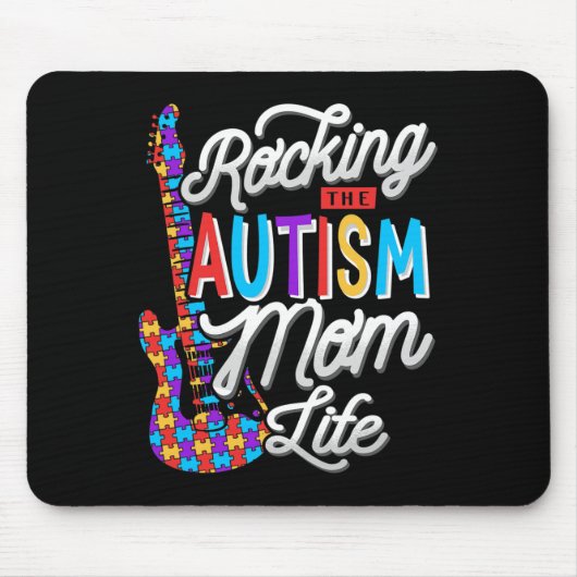 Das Bewusstsein für Autismus-Mama Mousepad (Vorne)