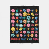 Das Bewusstsein für Autismus zelebriert Denker all Fleecedecke (Vorderseite)