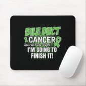 Das Bewusstsein für Bile Duct Cancer wird diesen K Mousepad (Mit Mouse)