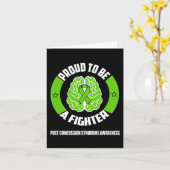 Das Bewusstsein für das Concussion Syndrome ist st Karte (Gelbe Blume)