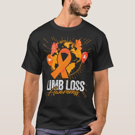 Das Bewusstsein für den Verlust des Limb tragen wi T-Shirt (Vorderseite)