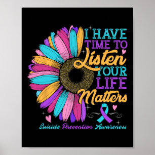 Das Bewusstsein für die Suizidprävention, das ich  Poster