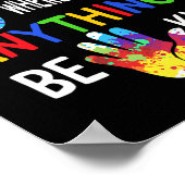 Das Bewusstsein für die Welt sei ein nettes Sprach Poster (Ecke)