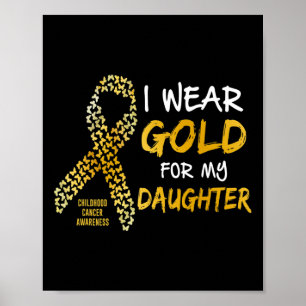Das Bewusstsein für Krebs bei Kindern ist Gold für Poster