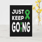 Das Bewusstsein für psychische Gesundheit Behalte Karte (Gelbe Blume)