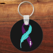 Das Bewusstsein für Selbstmord in der Multifunktio Schlüsselanhänger (Vorderseite)