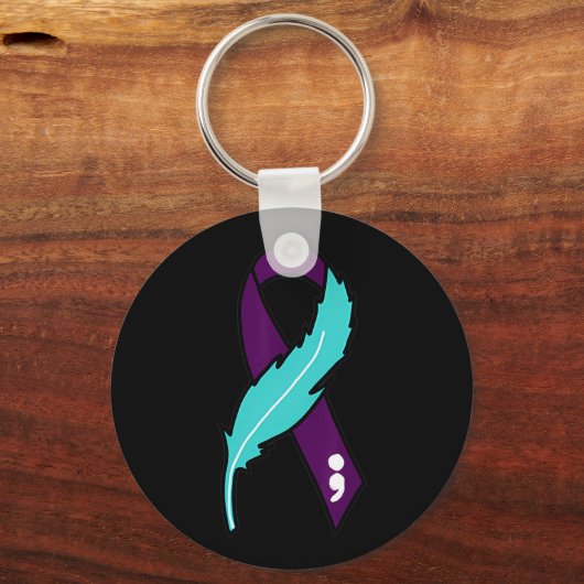 Das Bewusstsein für Selbstmord in der Multifunktio Schlüsselanhänger (Vorderseite)