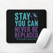 Das Bewusstsein für Suzidprävention darf niemals d Mousepad (Mit Mouse)