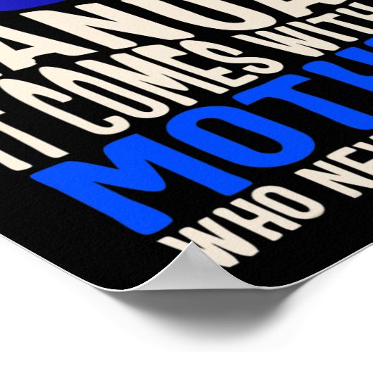 Das Bewusstsein ist nicht mit einem manuellen Hydr Poster (Ecke)