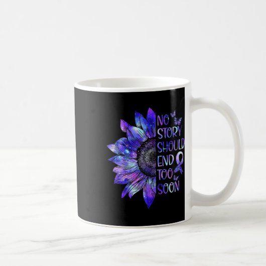 Das Bewusstsein, keine Geschichte sollte zu bald d Kaffeetasse (Rechts)