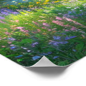 Das bezaubernde Gartentor zum Mystischen Wald Poster (Ecke)