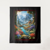 Das bezaubernde Land Kalakoff Kunst von Xzendor7 Wandteppich (Vorderseite)