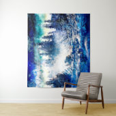 Das bezaubernde Winterwald Wandteppich (Beispiel)