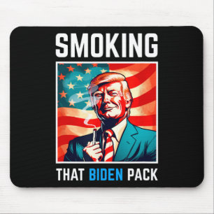 Das Biden Pack rauchen - Trump 2024 Mousepad