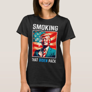 Das Biden Pack rauchen - Trump 2024 T-Shirt