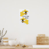 Das Bienen-Inspirationspopster gerettet Poster (Küche)