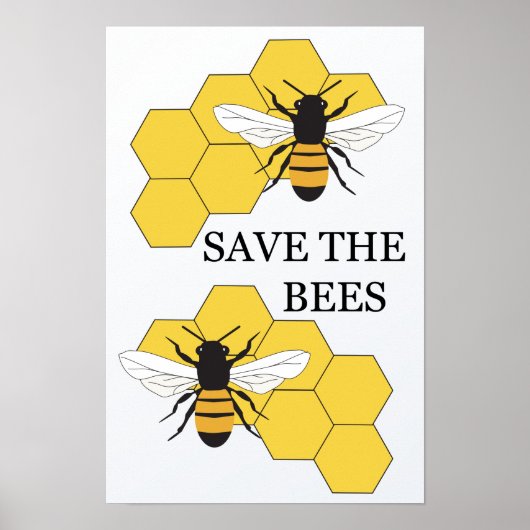 Das Bienen-Inspirationspopster gerettet Poster (Vorne)