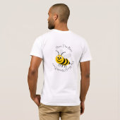 Das Bienendesign gerettet T-Shirt (Schwarz voll)