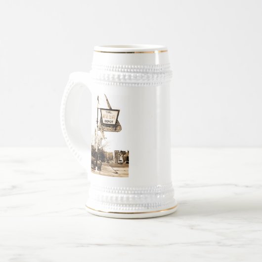 Das Bier-Depot Bierglas (Vorderseite Links)