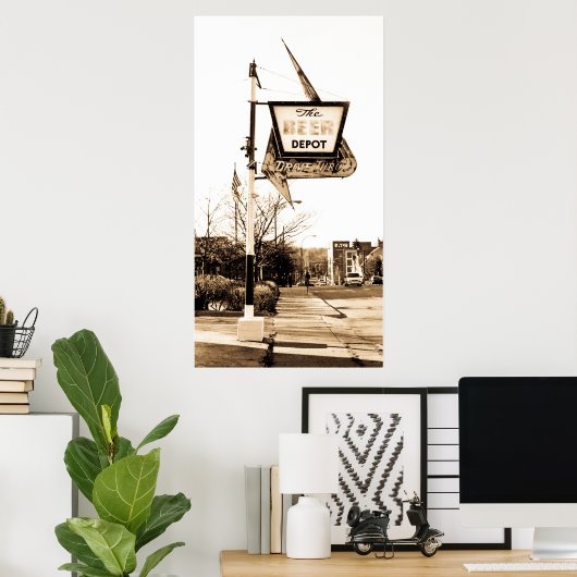 Das Bier-Depot Poster (Heimbüro)