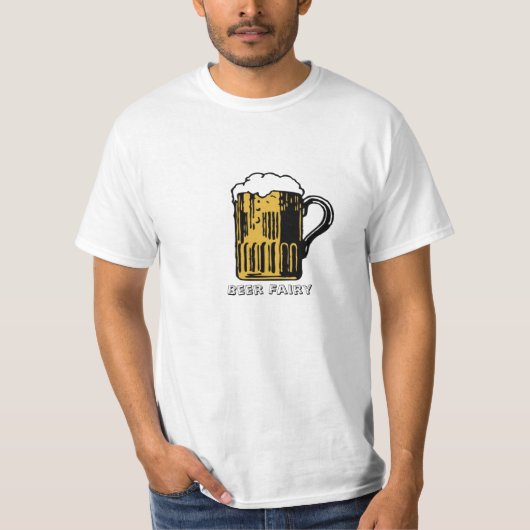 Das Bier-Fee-T - Shirt der Männer (Vorderseite)