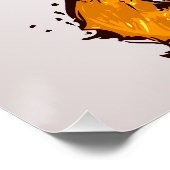 Das Bier floss Schädel für die Surfer Poster (Ecke)