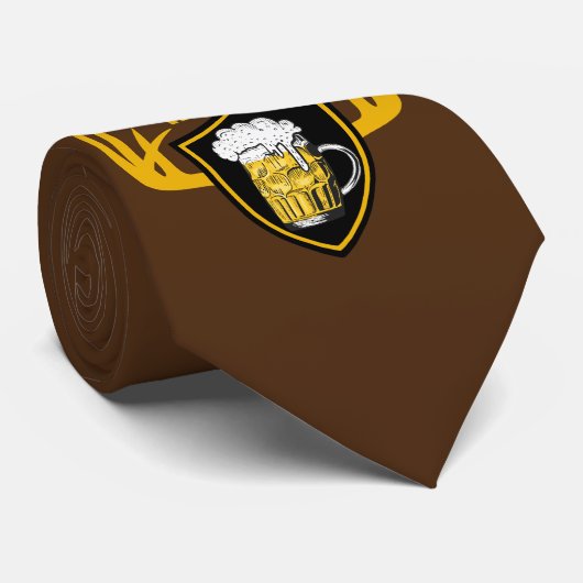 Das Bier-HUNTER-Preisgeschenk für Bierliebhaber Krawatte (Gerollt)