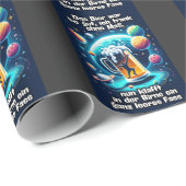 Das Bier im Kopf Geschenkpapier (Rolleneckpunkt)