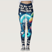 Das Bier im Kopf Leggings (Vorderseite)