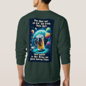 Das Bier im Kopf  Sweatshirt (Rückseite)