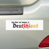 Das Bier ist in Deutschland-Aufkleber - Deutsch Autoaufkleber (Auf Auto)