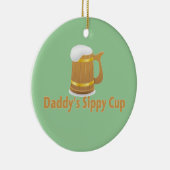 Das Bier Sippy des Vatis Keramikornament (Rechts)