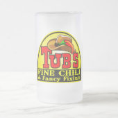 Das Bier-Tasse der Wanne Mattglas Bierglas (Mittel)