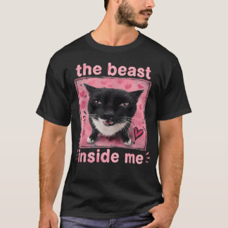 Das Biest in mir Lustiger Katzenhumor Süß Albern T-Shirt